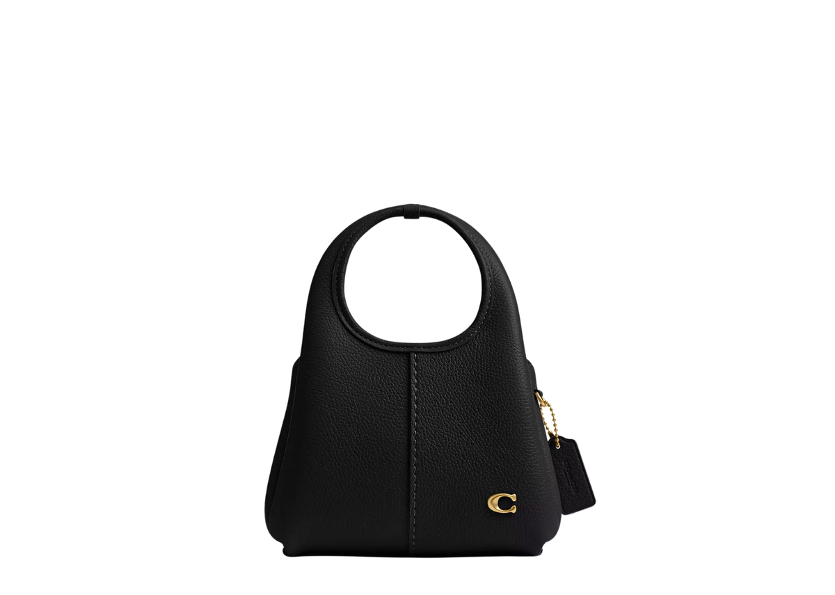 Davenzarry | Coach Lana Shoulder Bag 19 Brass/Black | View 1