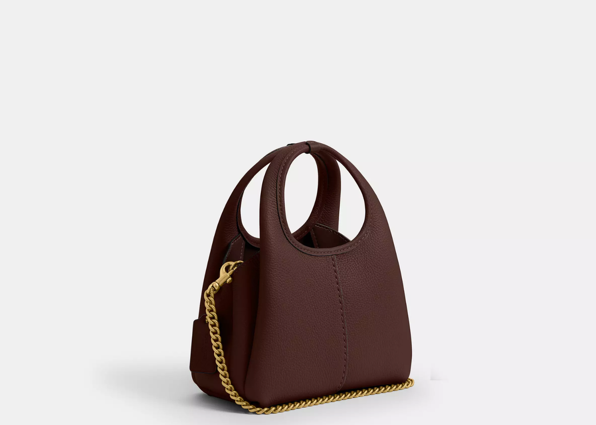 Davenzarry | Coach Lana Shoulder Bag 19 Brass/Maple | View 2