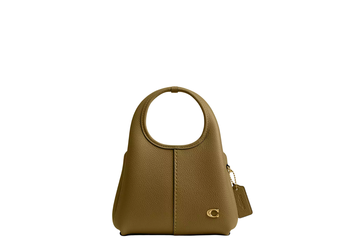 Davenzarry | Coach Lana Shoulder Bag 19 Brass/Muted Olive | View 1