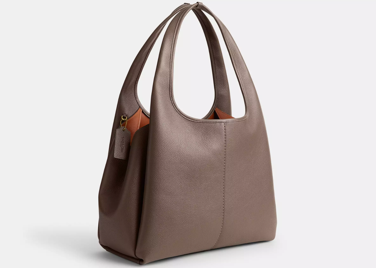 Davenzarry | Coach Lana Shoulder Bag Brass/Dark Stone | View 2