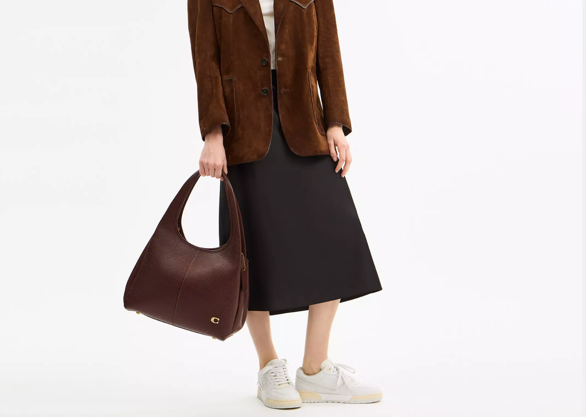 Davenzarry | Coach Lana Shoulder Bag Brass/Maple | View 5