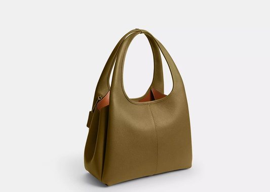 Davenzarry | Coach Lana Shoulder Bag Brass/Muted Olive | View 2