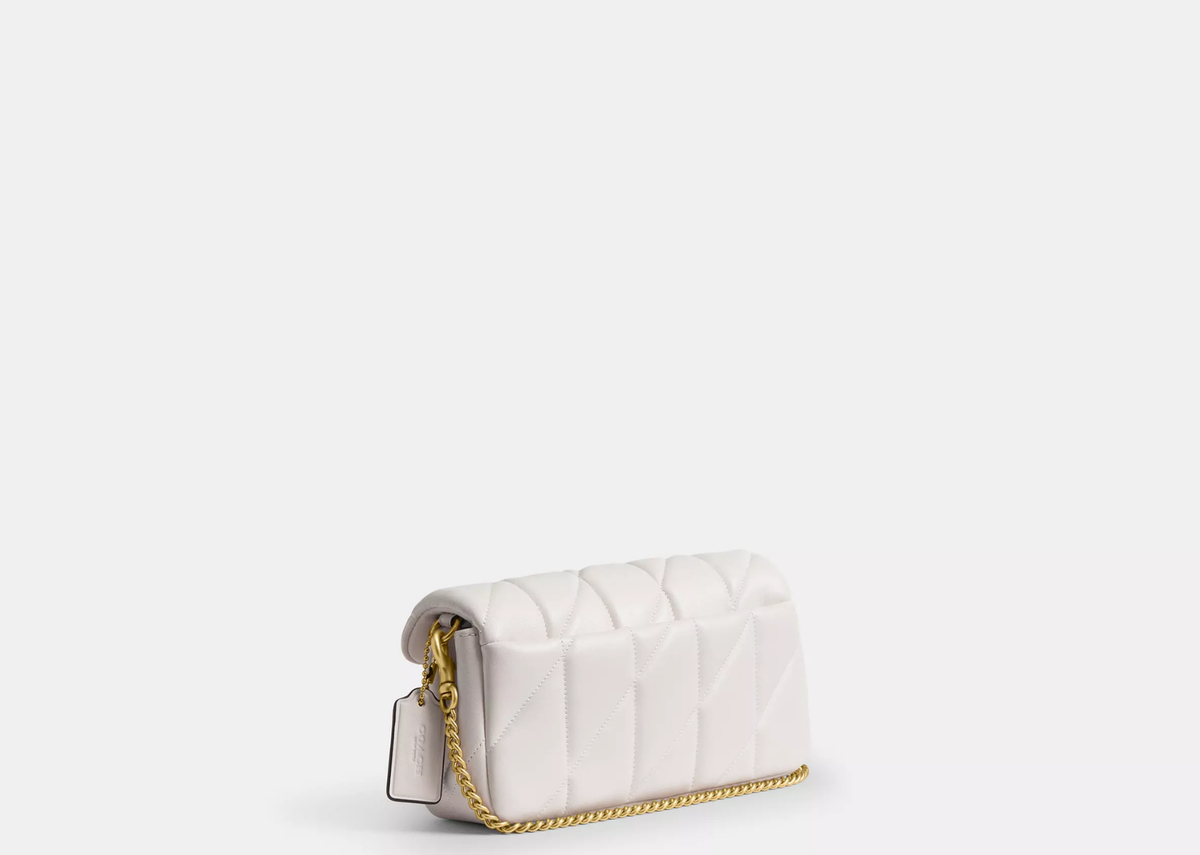 Davenzarry | Coach Tabby Chain Crossbody Bag 19 With Quilting Brass/Ash | View 2
