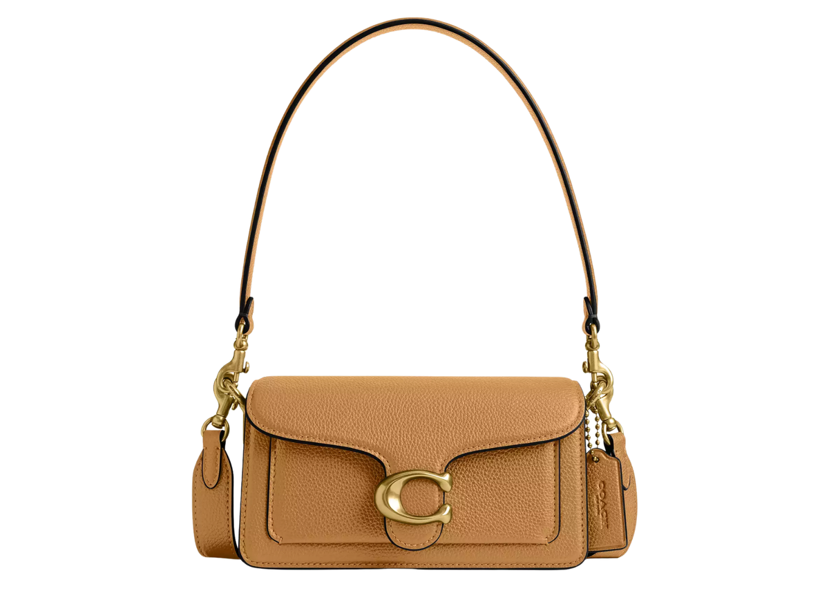 Davenzarry | Coach Tabby Shoulder Bag 20 Brass/Biscuit | View 1