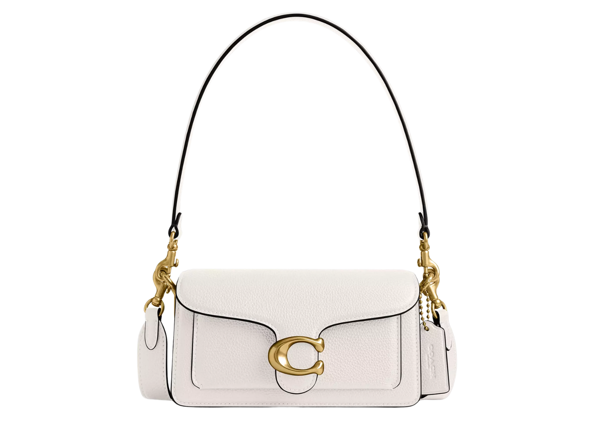 Davenzarry | Coach Tabby Shoulder Bag 20 Brass/Chalk | View 1