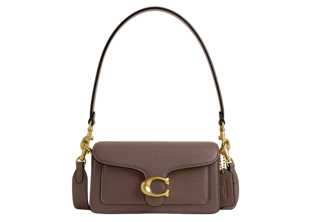 Davenzarry | Coach Tabby Shoulder Bag 20 Brass/Dark Stone | View 1
