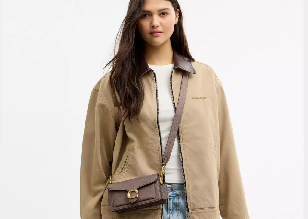 Davenzarry | Coach Tabby Shoulder Bag 20 Brass/Dark Stone | View 10