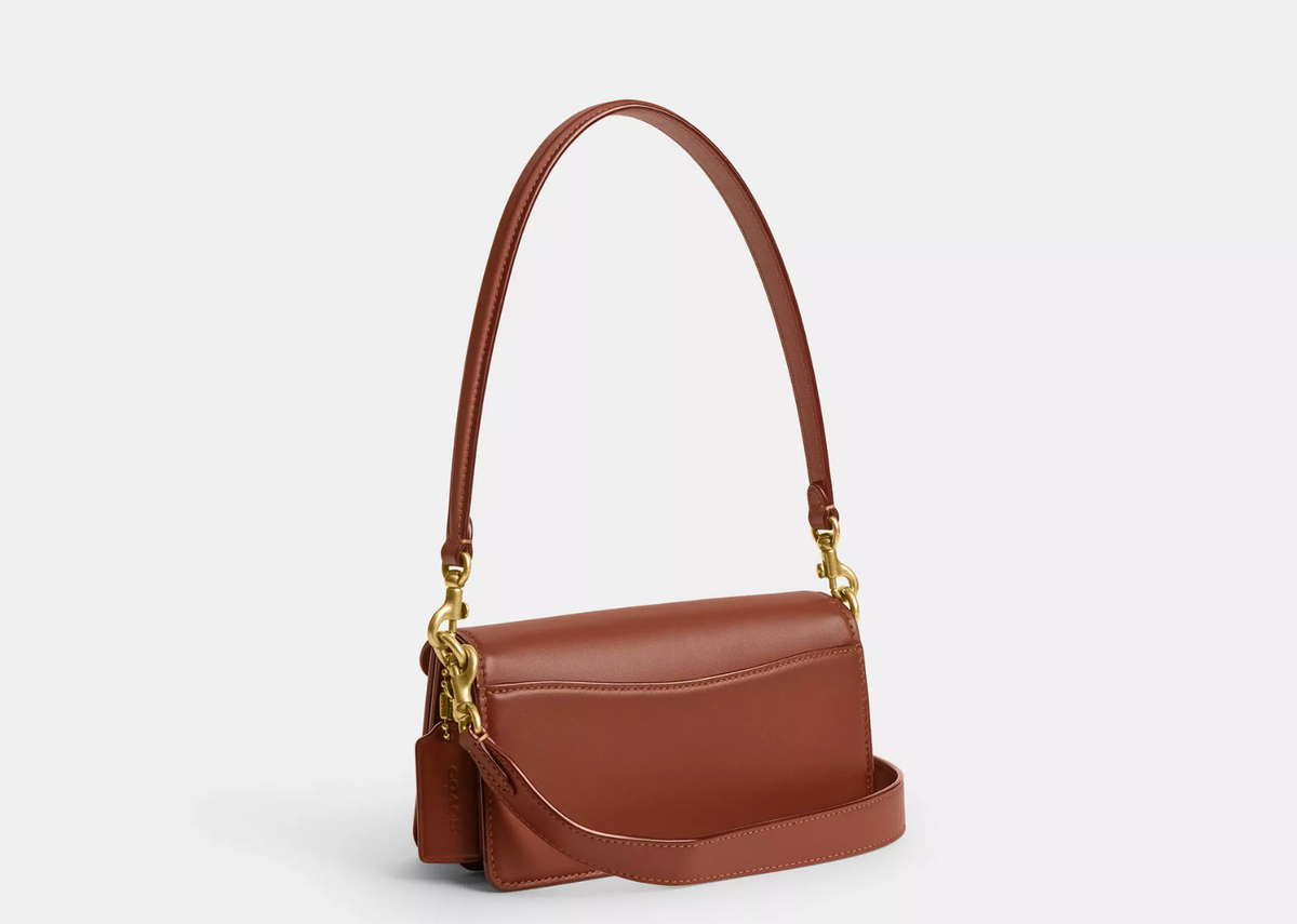 Davenzarry | Coach Tabby Shoulder Bag 20 In Signature Canvas Brass/Tan Caramel | View 2
