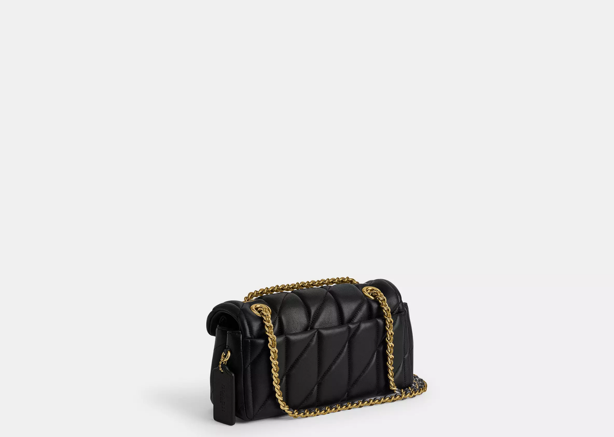 Davenzarry | Coach Tabby Shoulder Bag 20 Pillow Quilting Brass/Black | View 2