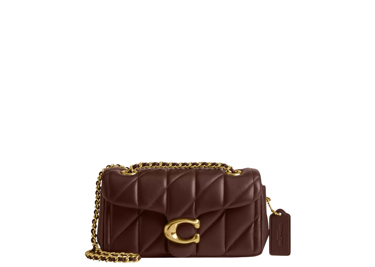 Davenzarry | Coach Tabby Shoulder Bag 20 Pillow Quilting Brass/Maple | View 1