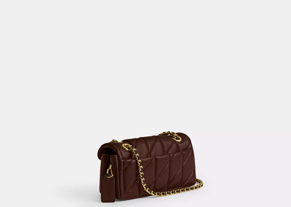 Davenzarry | Coach Tabby Shoulder Bag 20 Pillow Quilting Brass/Maple | View 2