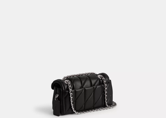 Davenzarry | Coach Tabby Shoulder Bag 20 Pillow Quilting Silver/Black | View 2