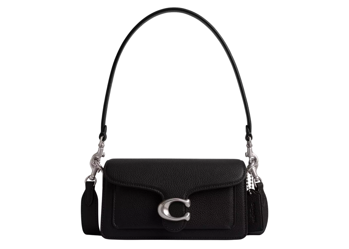 Davenzarry | Coach Tabby Shoulder Bag 20 Silver/Black | View 1