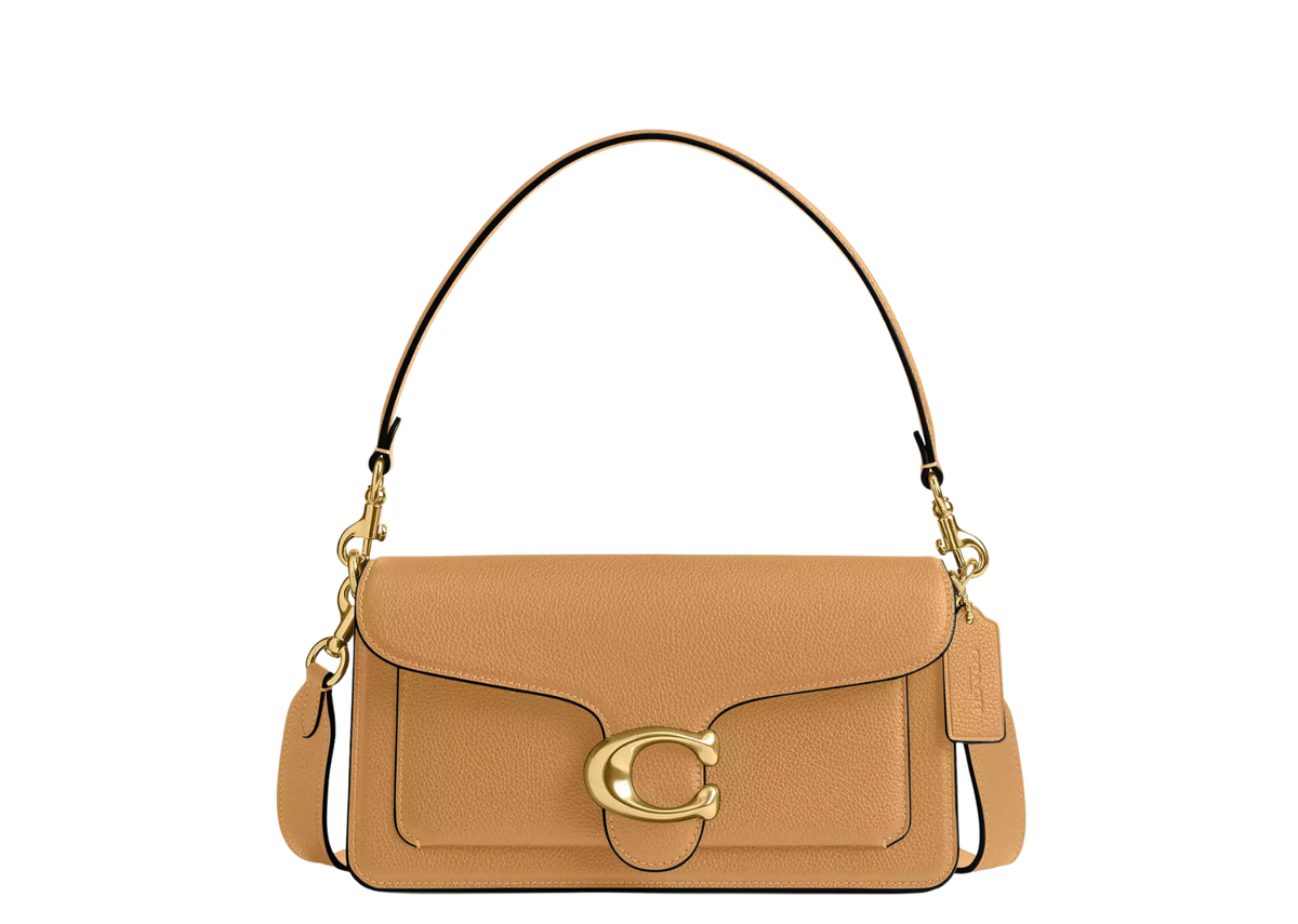 Davenzarry | Coach Tabby Shoulder Bag 26 Brass/Biscuit | View 1