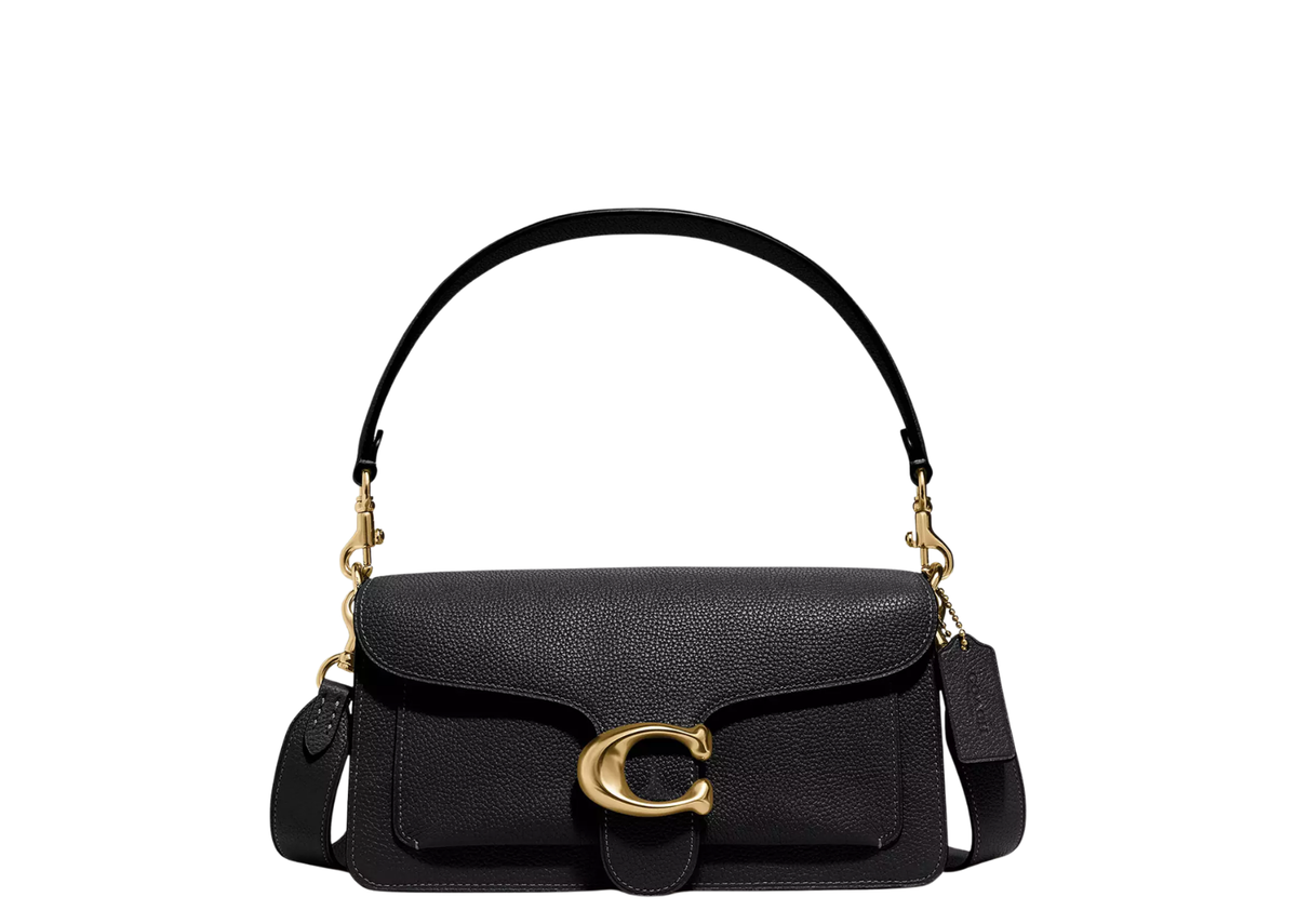 Davenzarry | Coach Tabby Shoulder Bag 26 Brass/Black | View 1