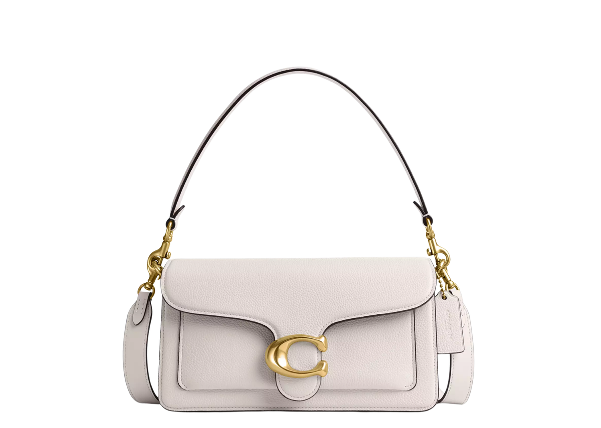 Davenzarry | Coach Tabby Shoulder Bag 26 Brass/Chalk | View 1