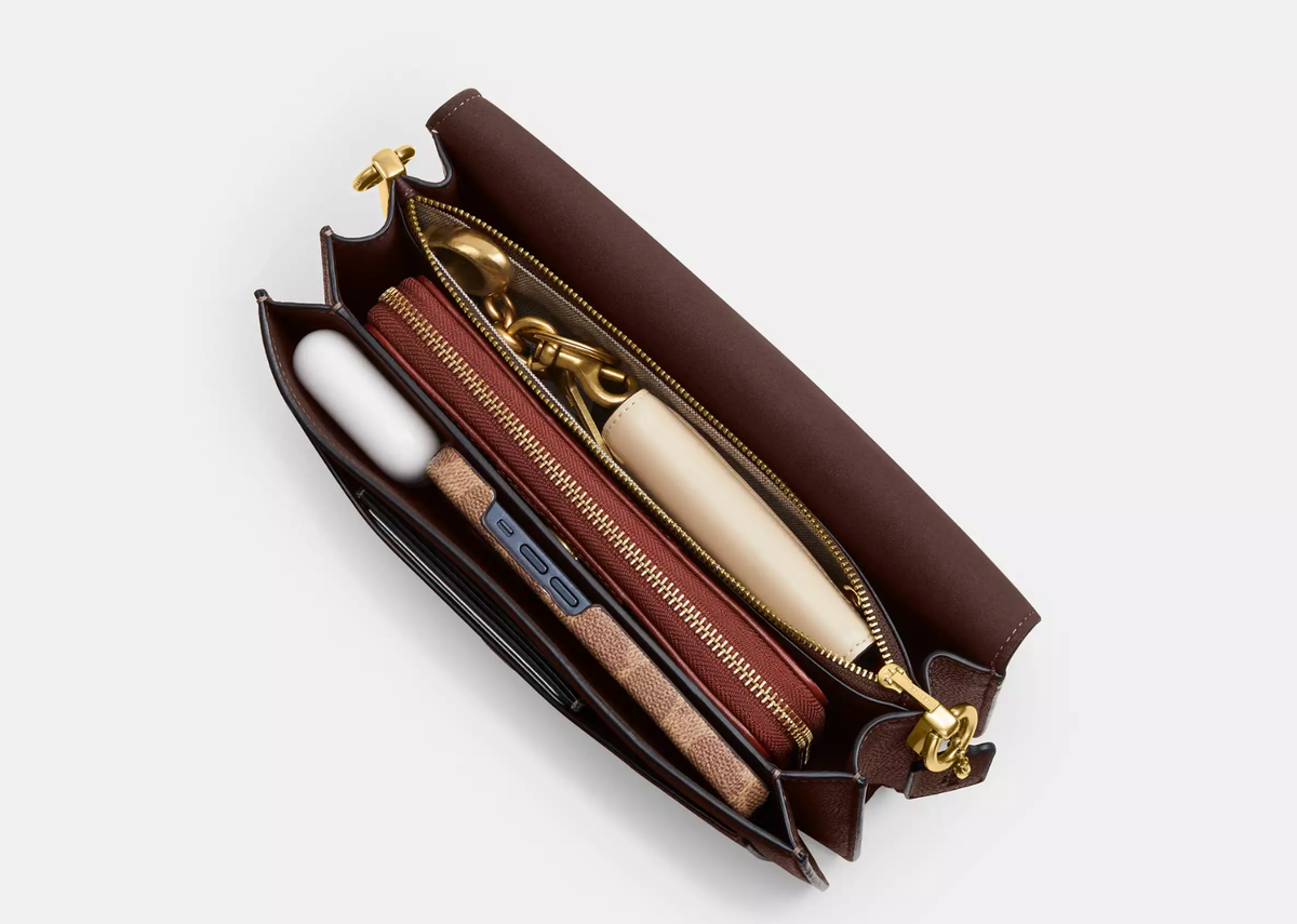 Davenzarry | Coach Tabby Shoulder Bag 26 Brass/Maple | View 4
