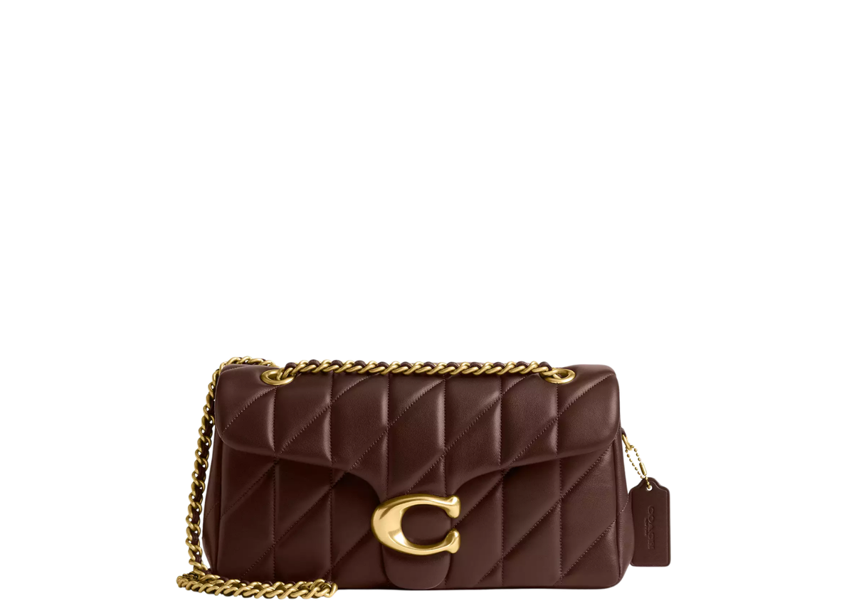 Davenzarry | Coach Tabby Shoulder Bag 26 Pillow Quilting Brass/Maple | View 1