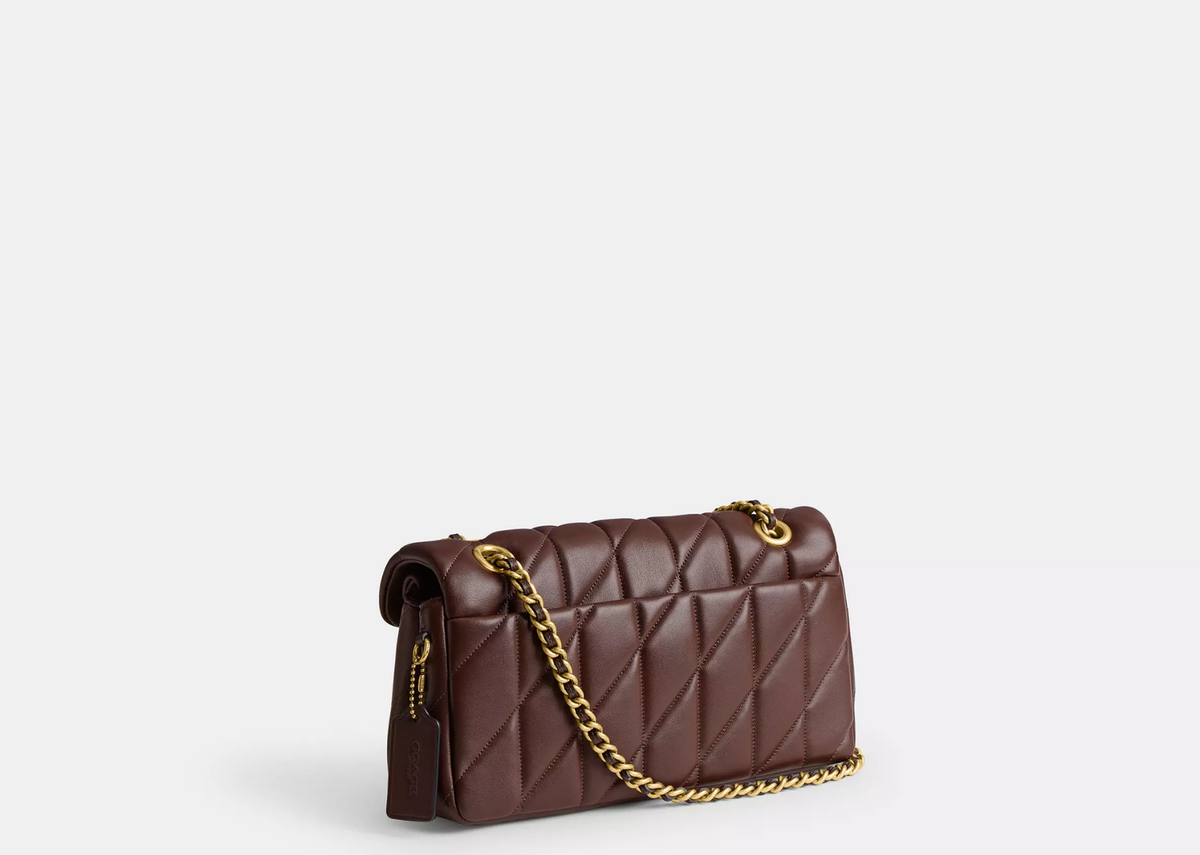 Davenzarry | Coach Tabby Shoulder Bag 26 Pillow Quilting Brass/Maple | View 2