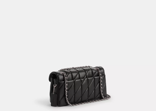Davenzarry | Coach Tabby Shoulder Bag 26 Pillow Quilting Silver/Black | View 2