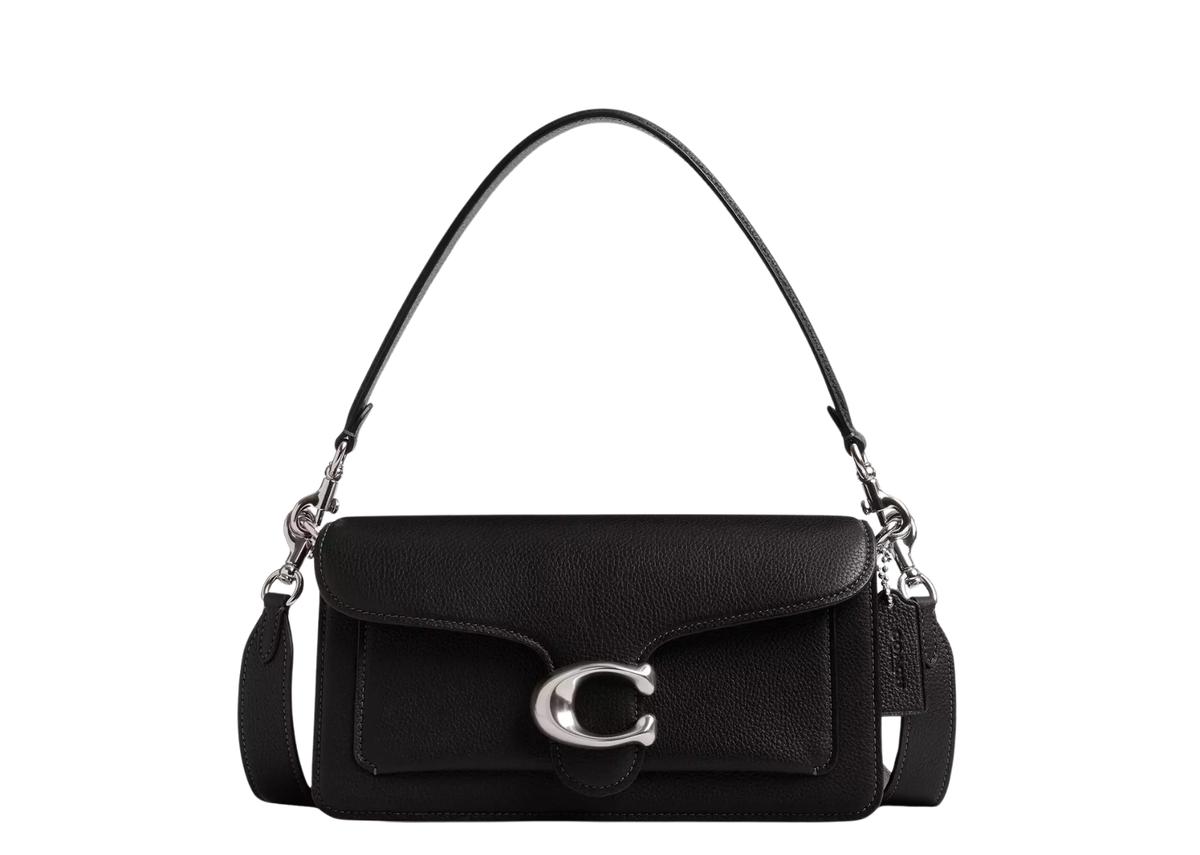Davenzarry | Coach Tabby Shoulder Bag 26 Silver/Black | View 1