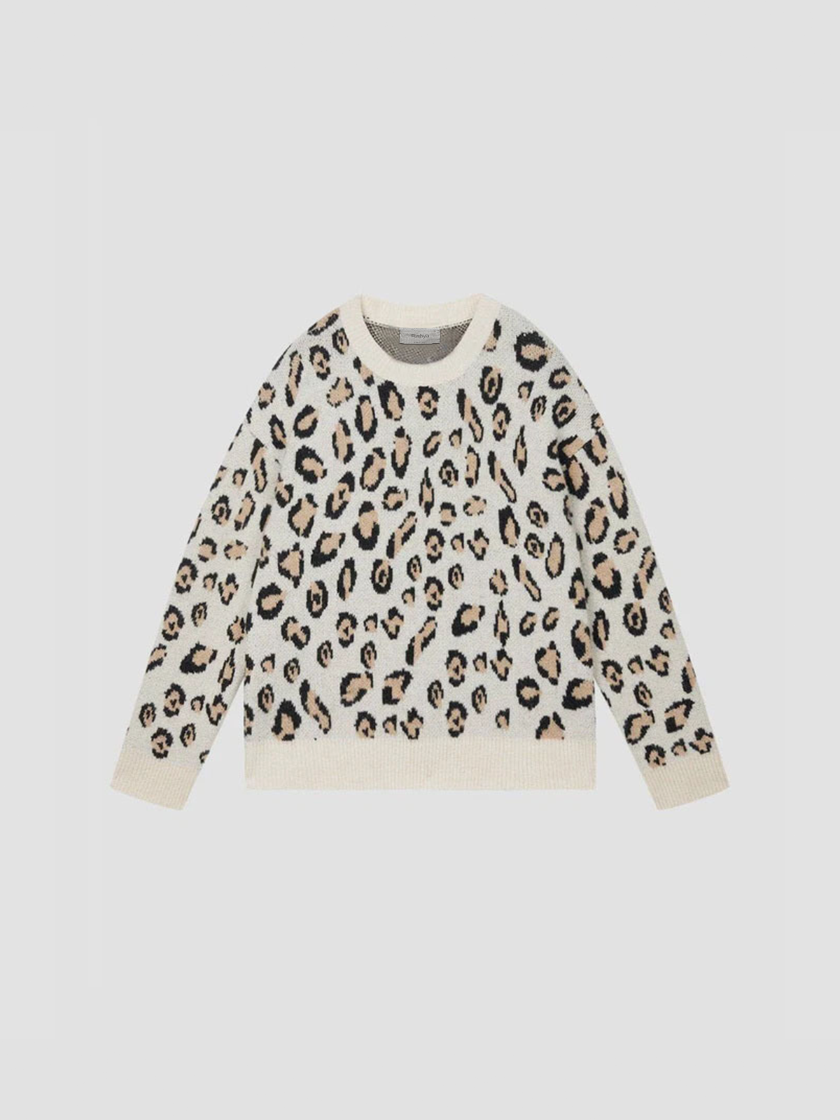 Fushya Leopard Oversized Sweater