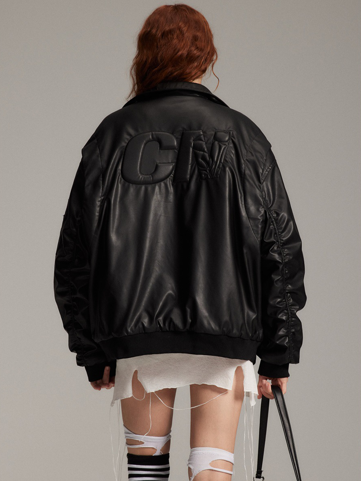 Fushya "Night Vibes" Street Leather Jacket