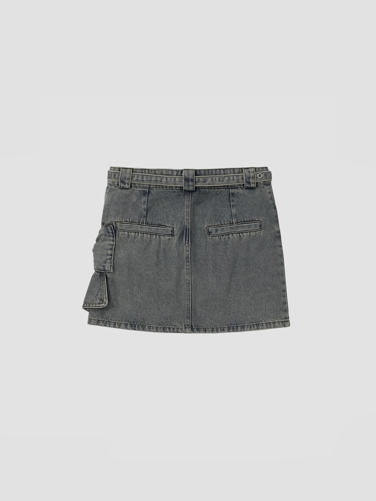 Fushya Denim Bowy Skirt