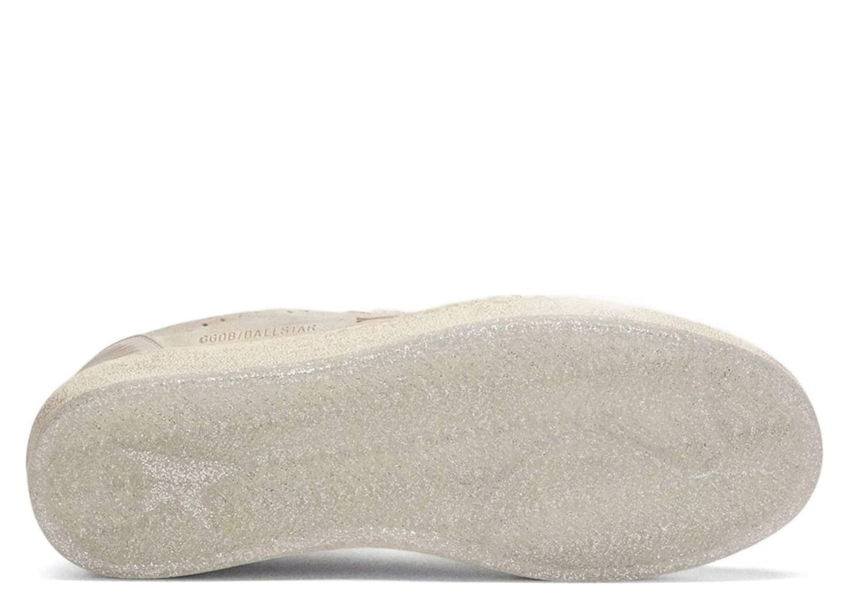 Davenzarry | Golden Goose Ball Star Gray Suede Tone-on-Tone Star Silver Heel Tab - Women's | View 5