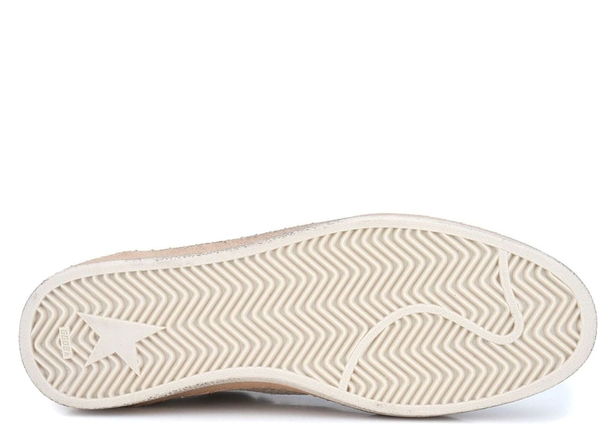 Davenzarry | Golden Goose Ball Star Perforated Beige Suede Tone-on-Tone Star | View 6