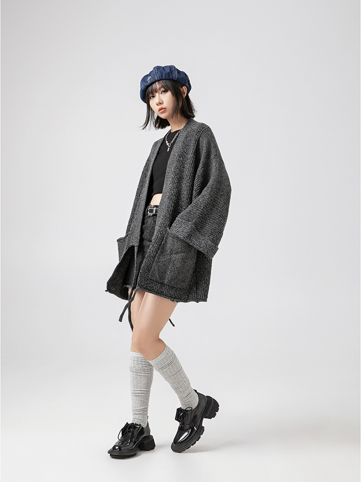 Fushya Oversized Short Sleeve Cardigan