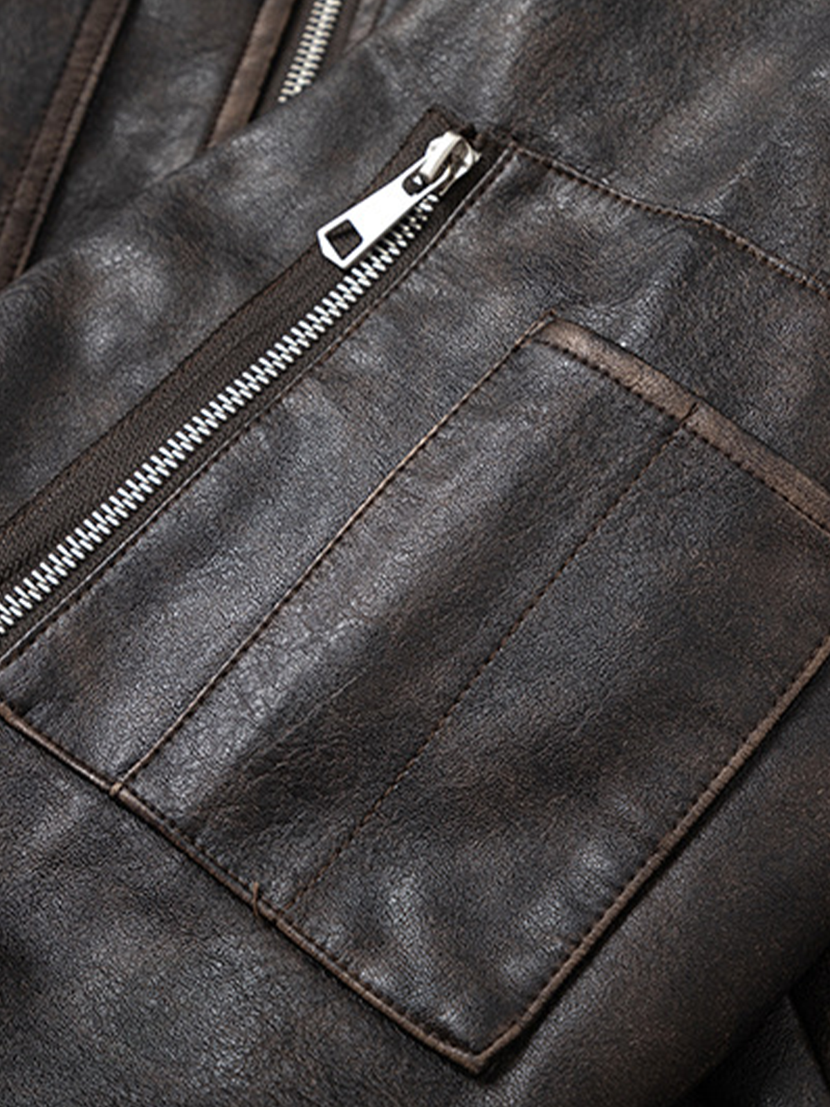 Fushya High School Vintage Leather Jacket