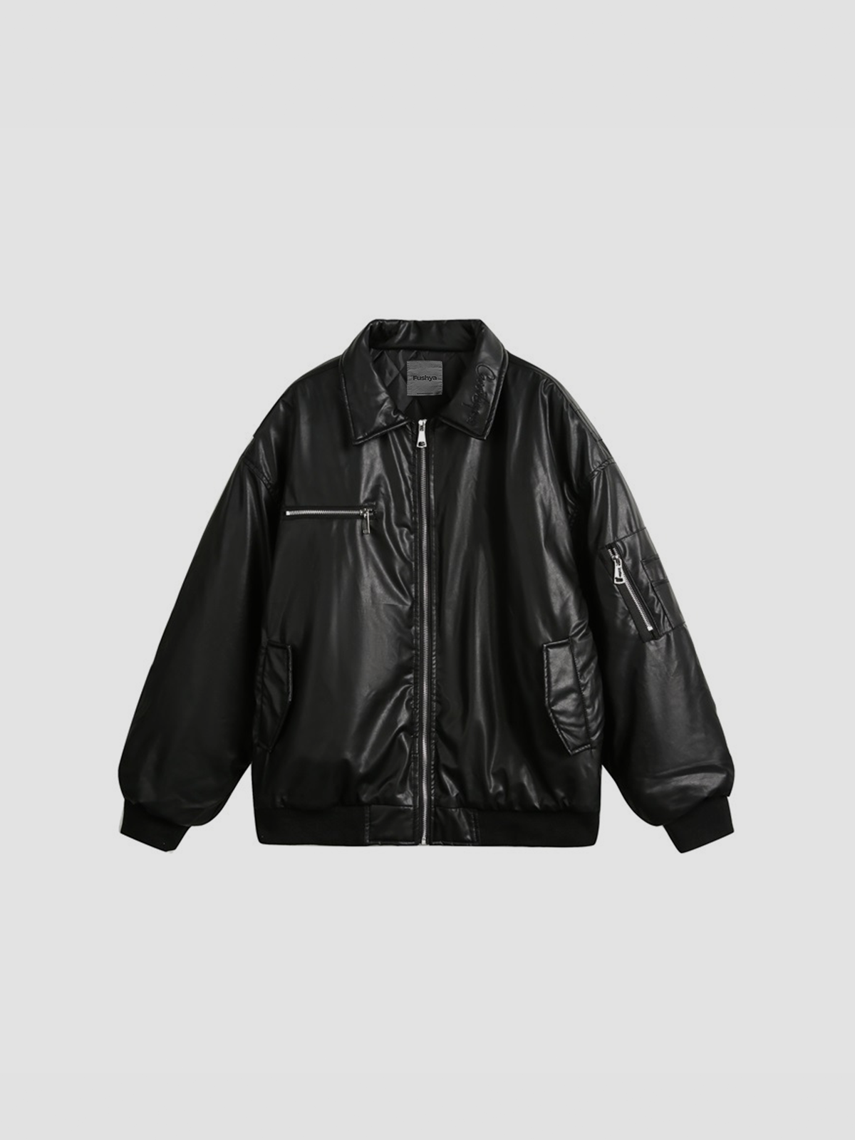 Fushya "Night Vibes" Street Leather Jacket