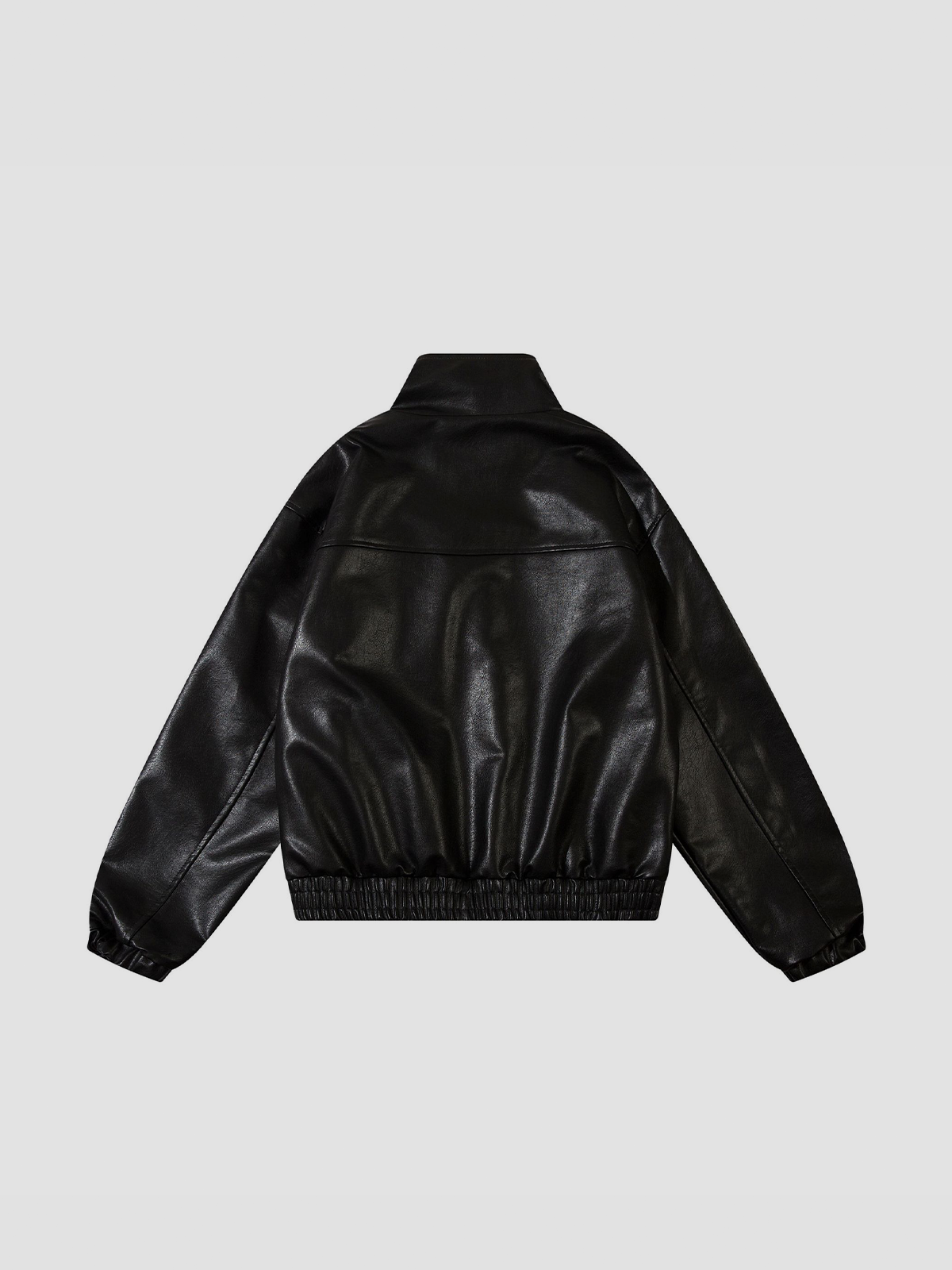 Fushya "Street Star" Silver Hook Leather Jacket