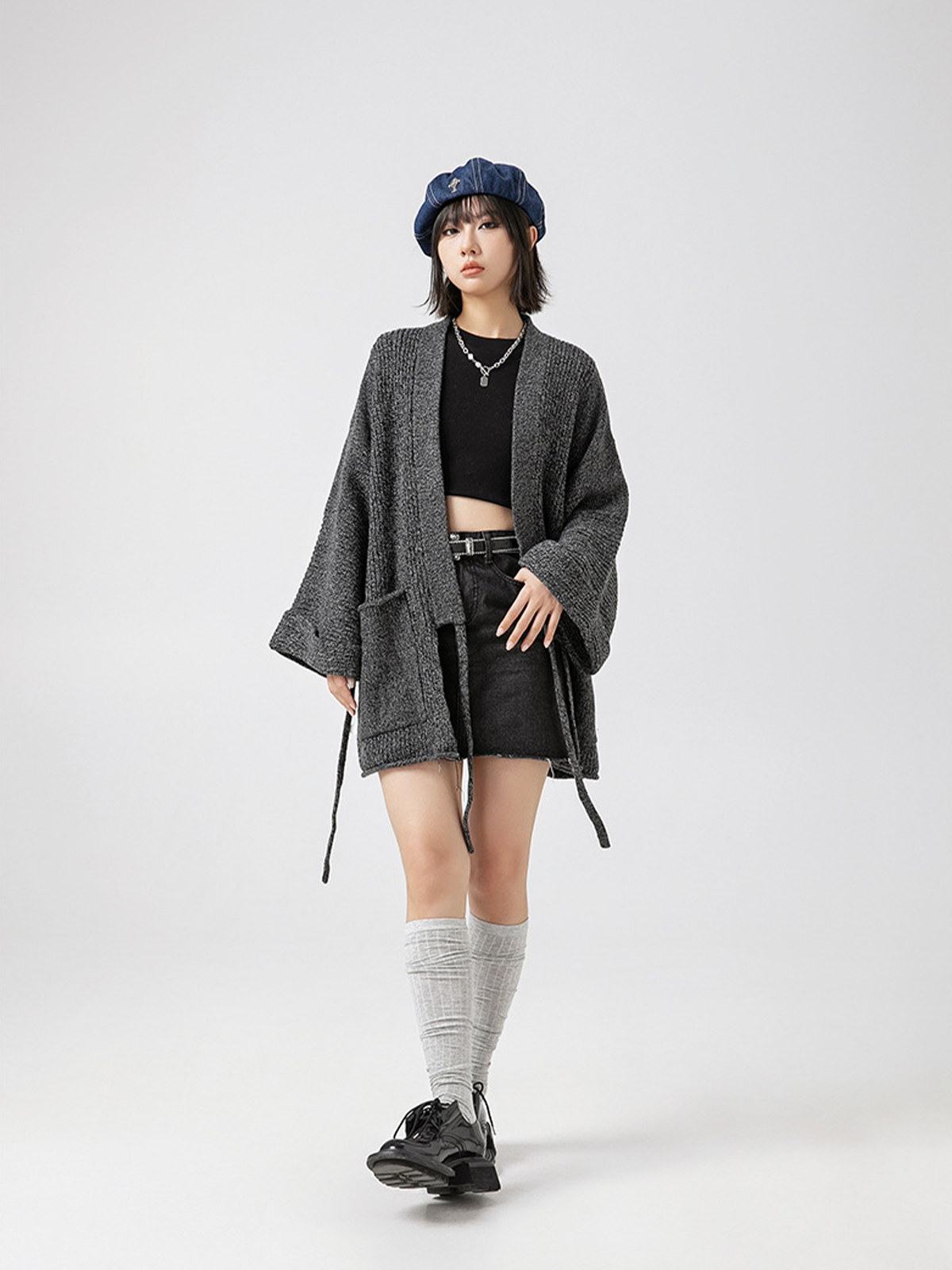 Fushya Oversized Short Sleeve Cardigan