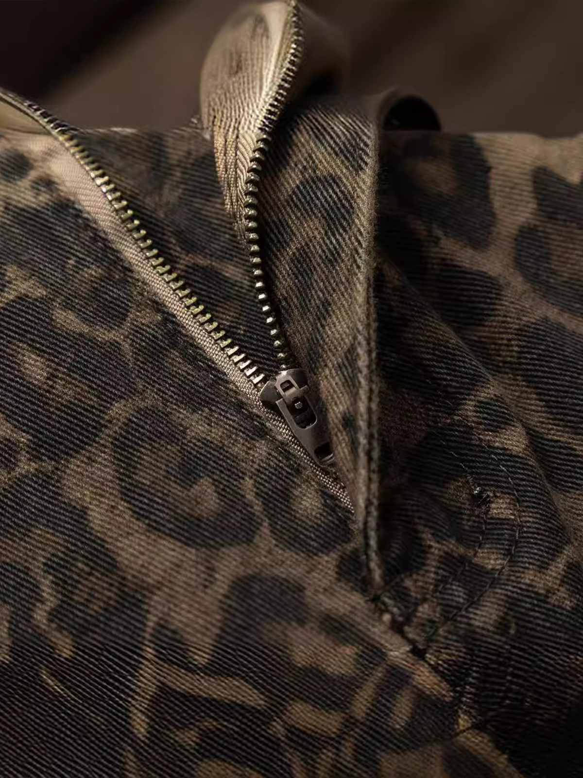 Fushya "Street Star" Leopard Baggy Jean