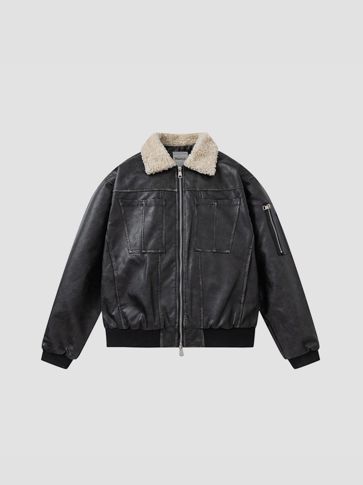 Fushya High School Vintage Leather Jacket