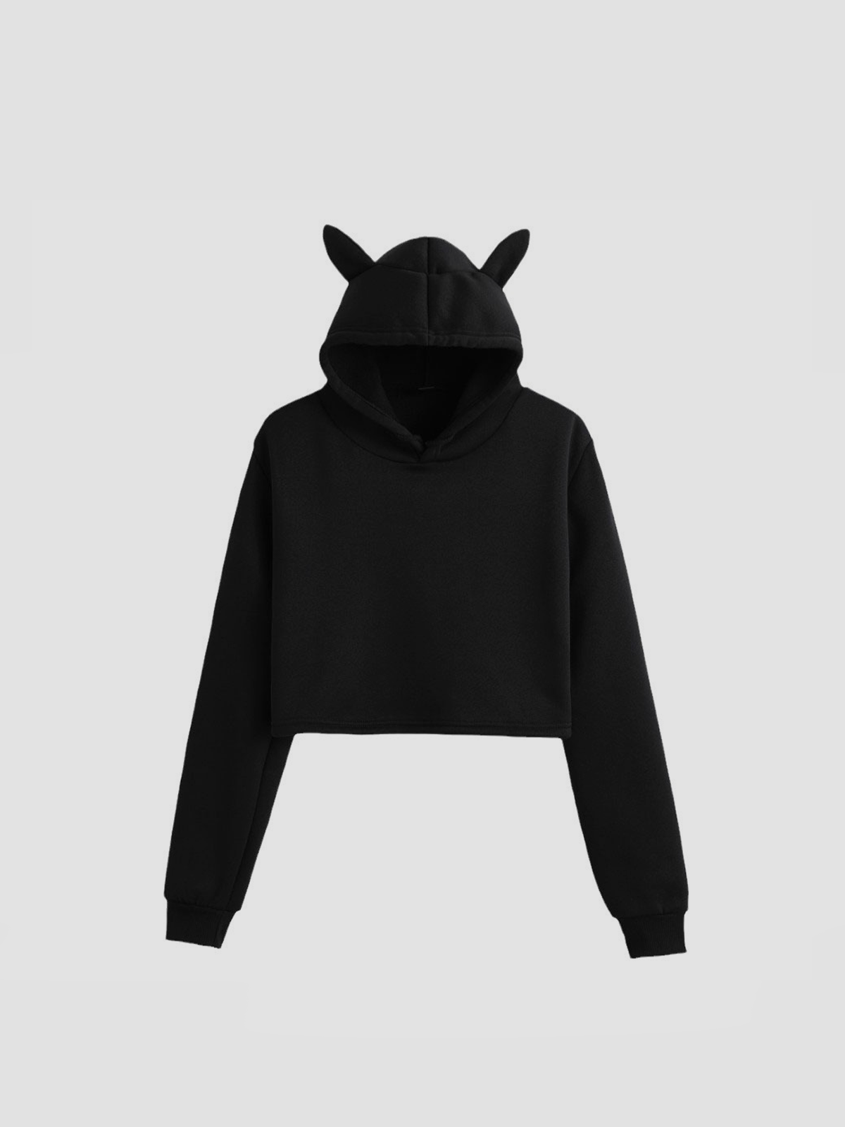 Fushya Horns Cropped Hoodie