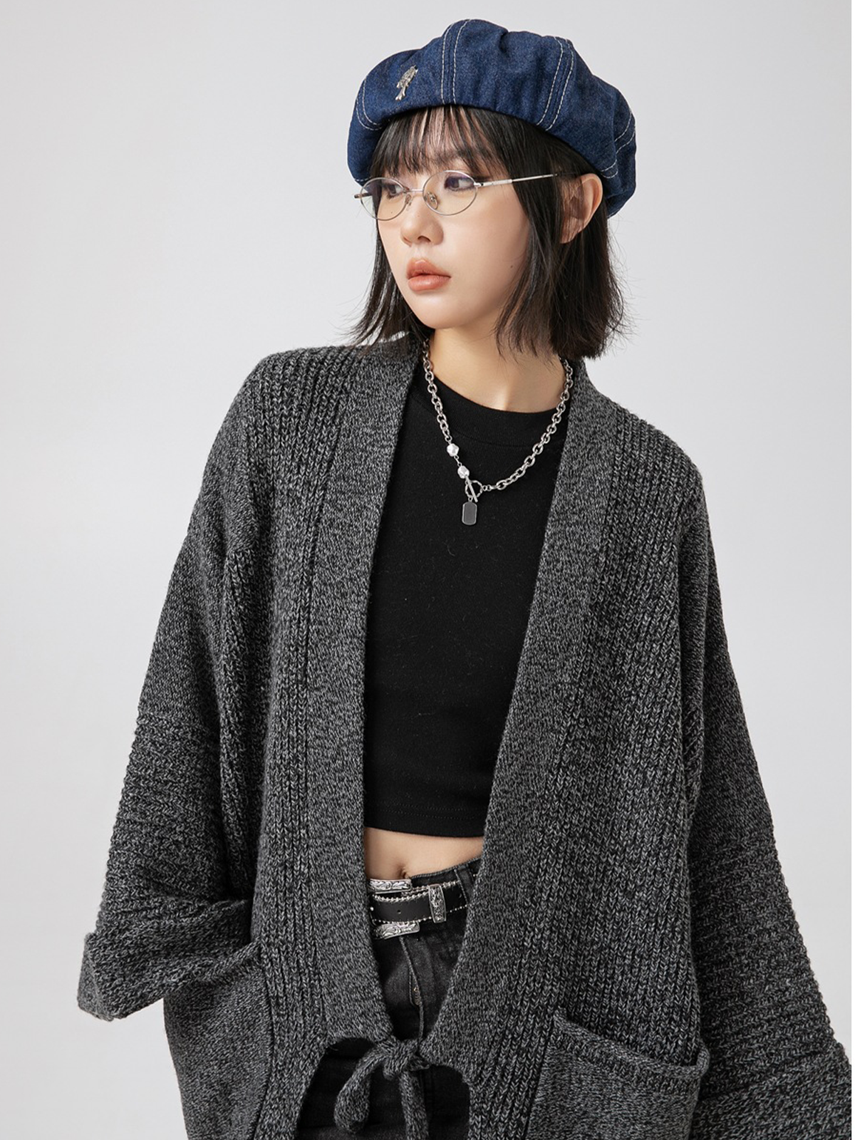 Fushya Oversized Short Sleeve Cardigan