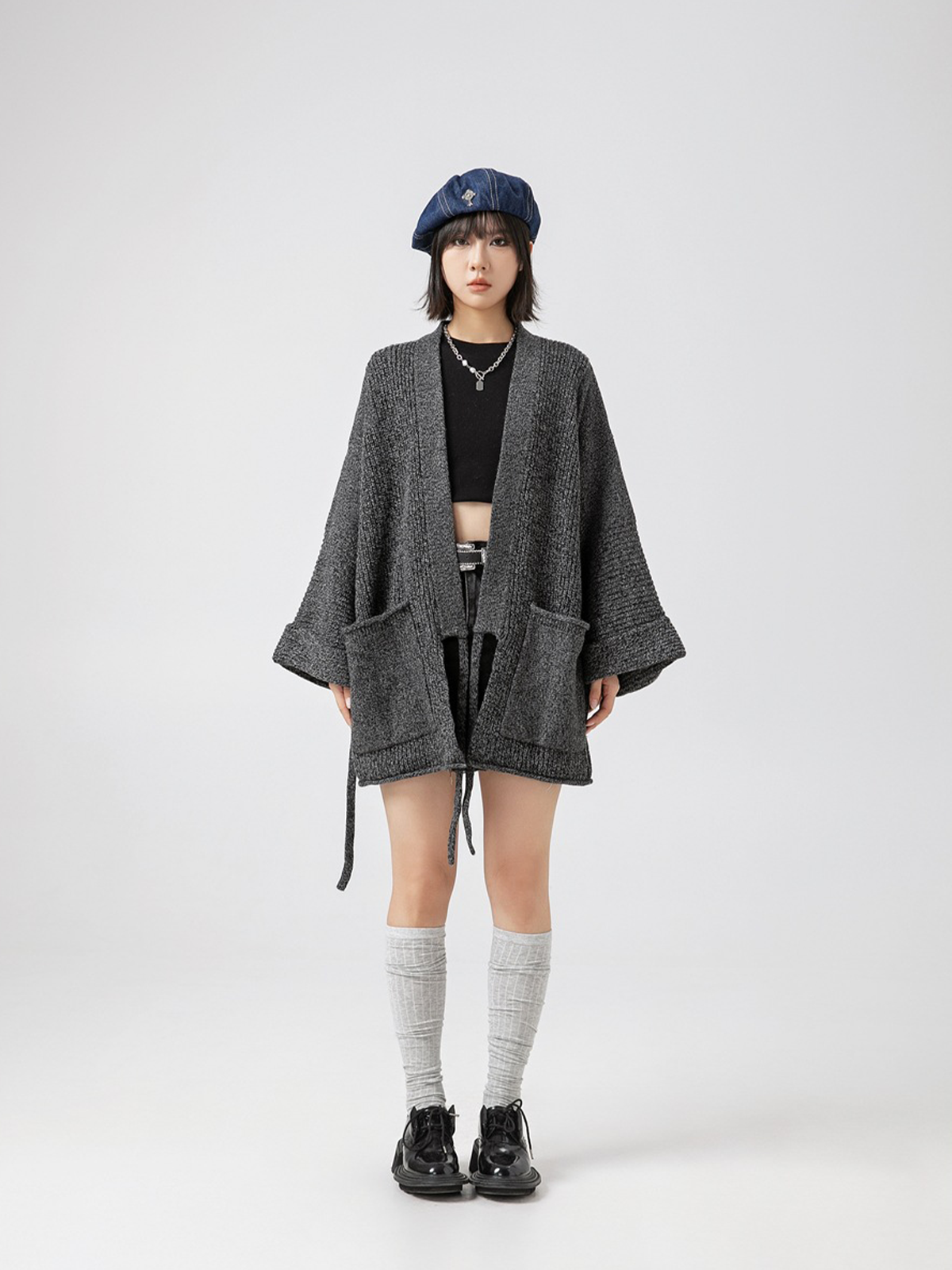 Fushya Oversized Short Sleeve Cardigan