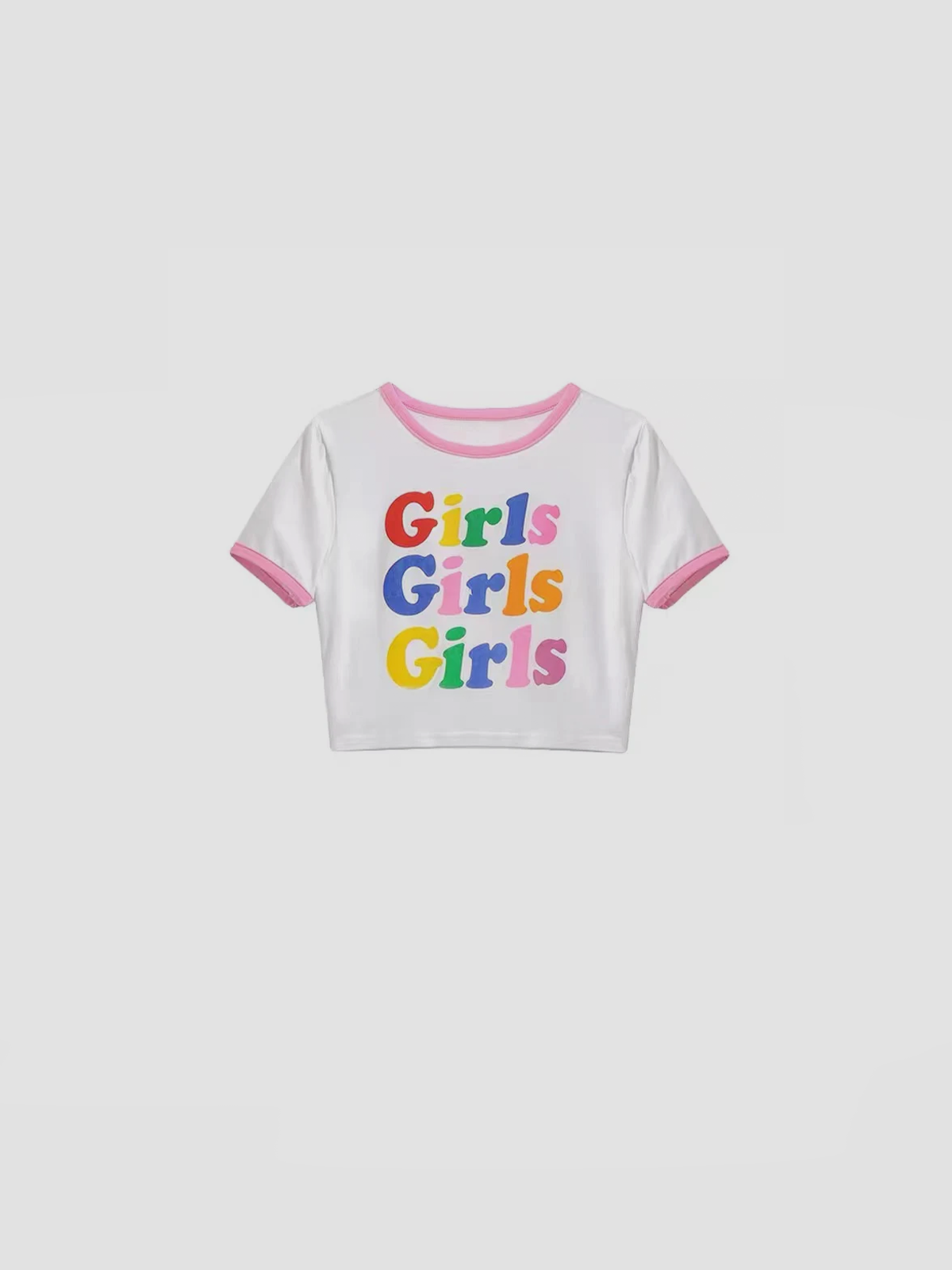 Fushya "Girls-Girls-Girls" Cropped T-Shirt