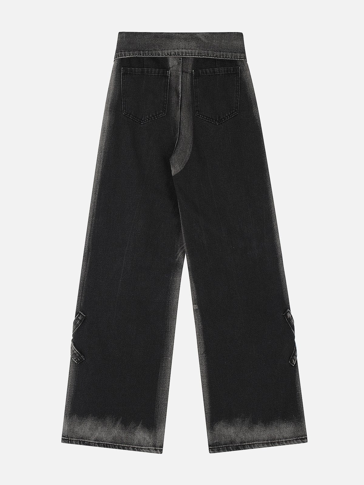 Fushya Vintage Street ZQ Washed Jeans