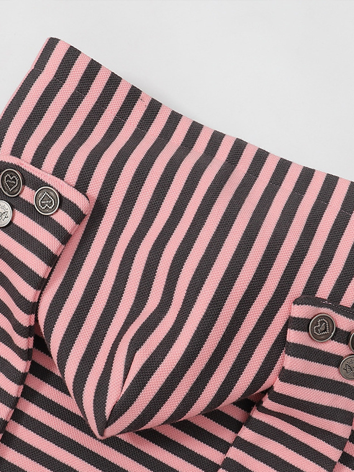 Fushya Striped Rabbit Hoodie