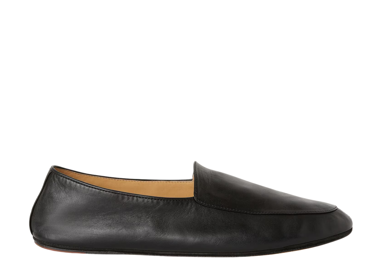 Davenzarry | Loro Piana Anton Walk Loafer Lambskin Black | View 1