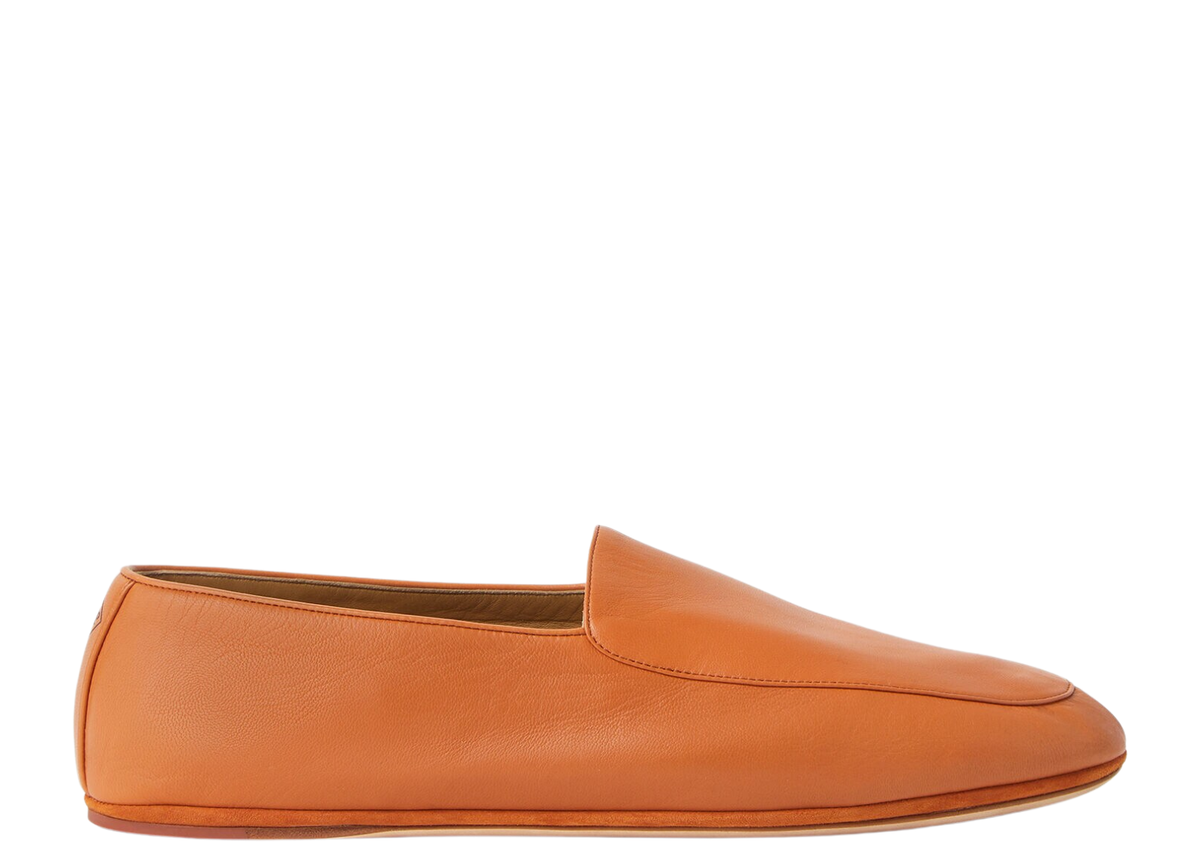 Davenzarry | Loro Piana Anton Walk Loafer Lambskin Fiery Summer | View 1
