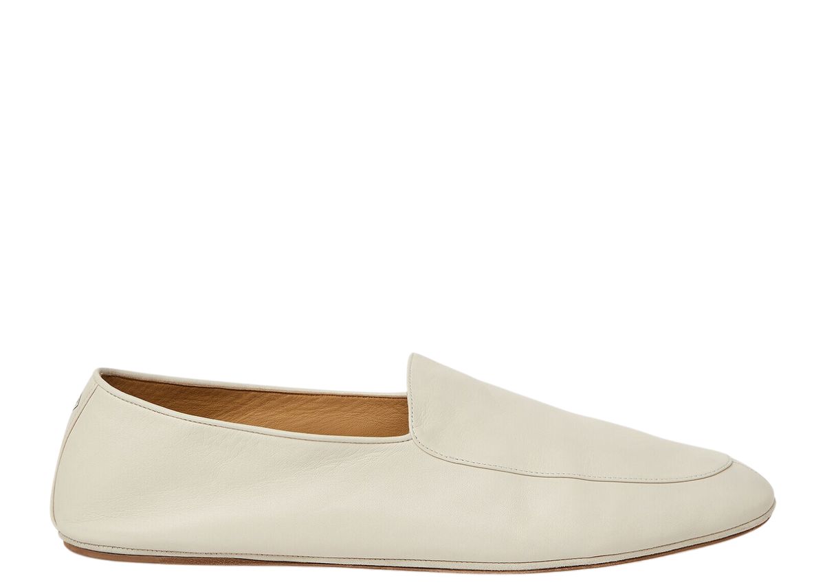 Davenzarry | Loro Piana Anton Walk Loafer Lambskin Light Ivory | View 1