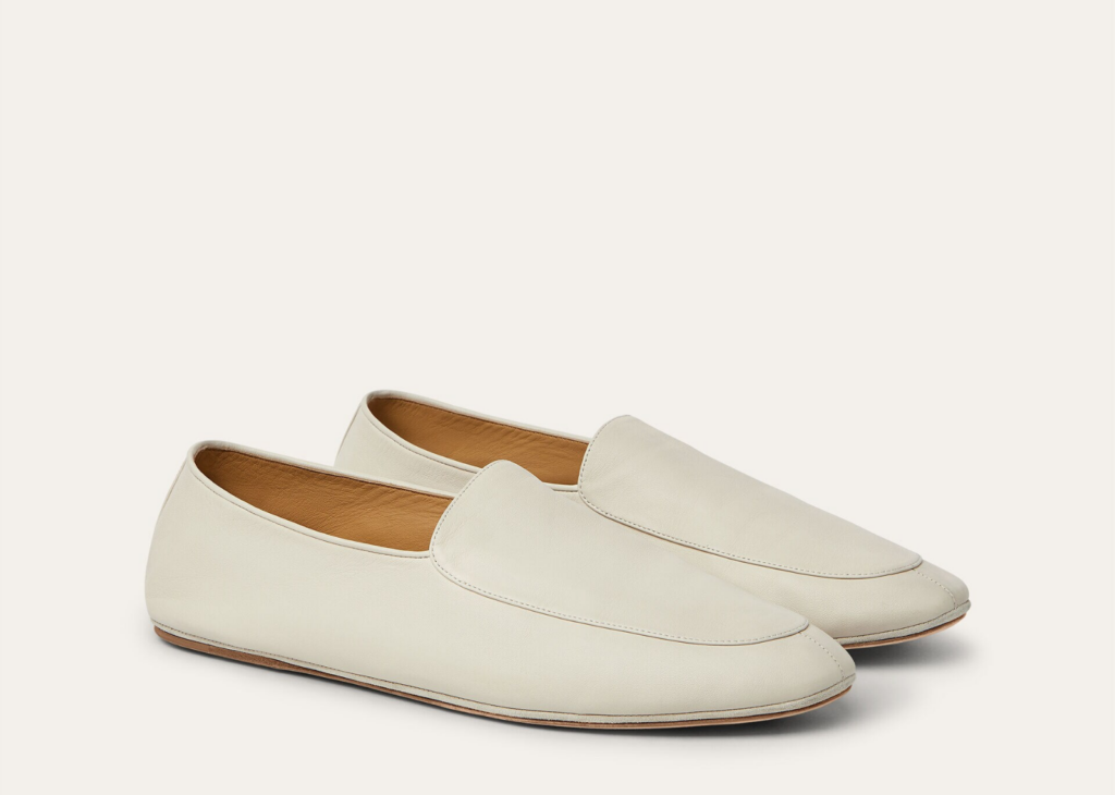 Davenzarry | Loro Piana Anton Walk Loafer Lambskin Light Ivory | View 5
