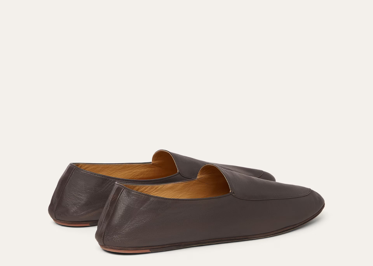 Davenzarry | Loro Piana Anton Walk Loafer Lambskin Moka | View 3