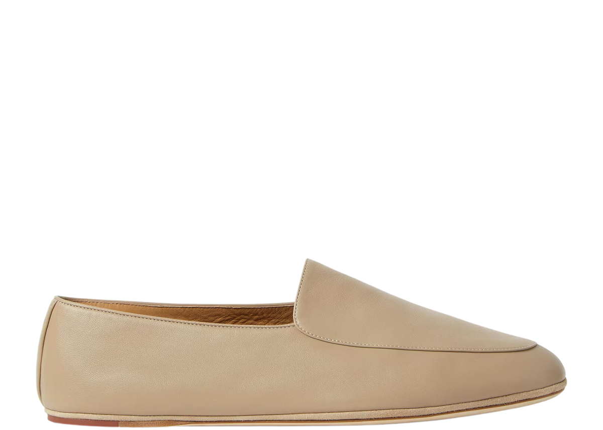 Davenzarry | Loro Piana Anton Walk Loafer Lambskin Sandstone | View 1