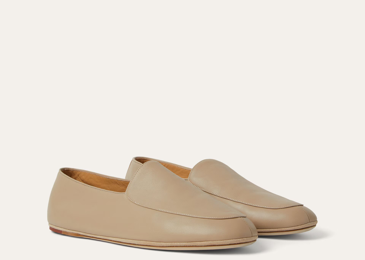 Davenzarry | Loro Piana Anton Walk Loafer Lambskin Sandstone | View 2